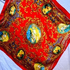 GIANNI VERSACE, vintage, silk scarf- investment piece